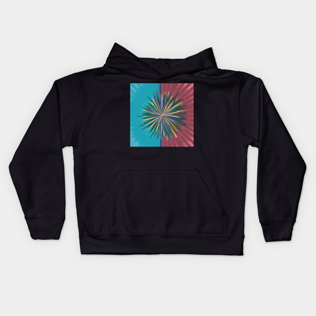 Abstract Geometric Kids Hoodie by Rahelrana